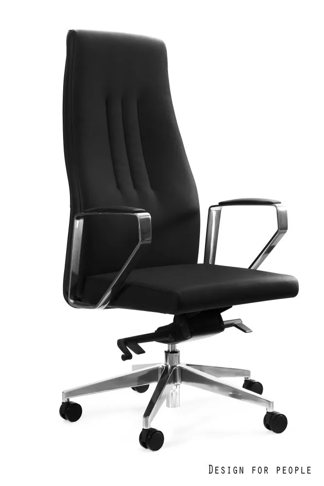 Datorkrēsls Tweed · Melns · 70 × 70 × 116 cm
