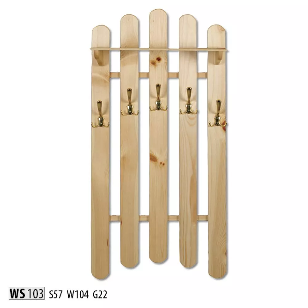 Plaukts WS 103 · Priede · 57 × 104 × 22 cm