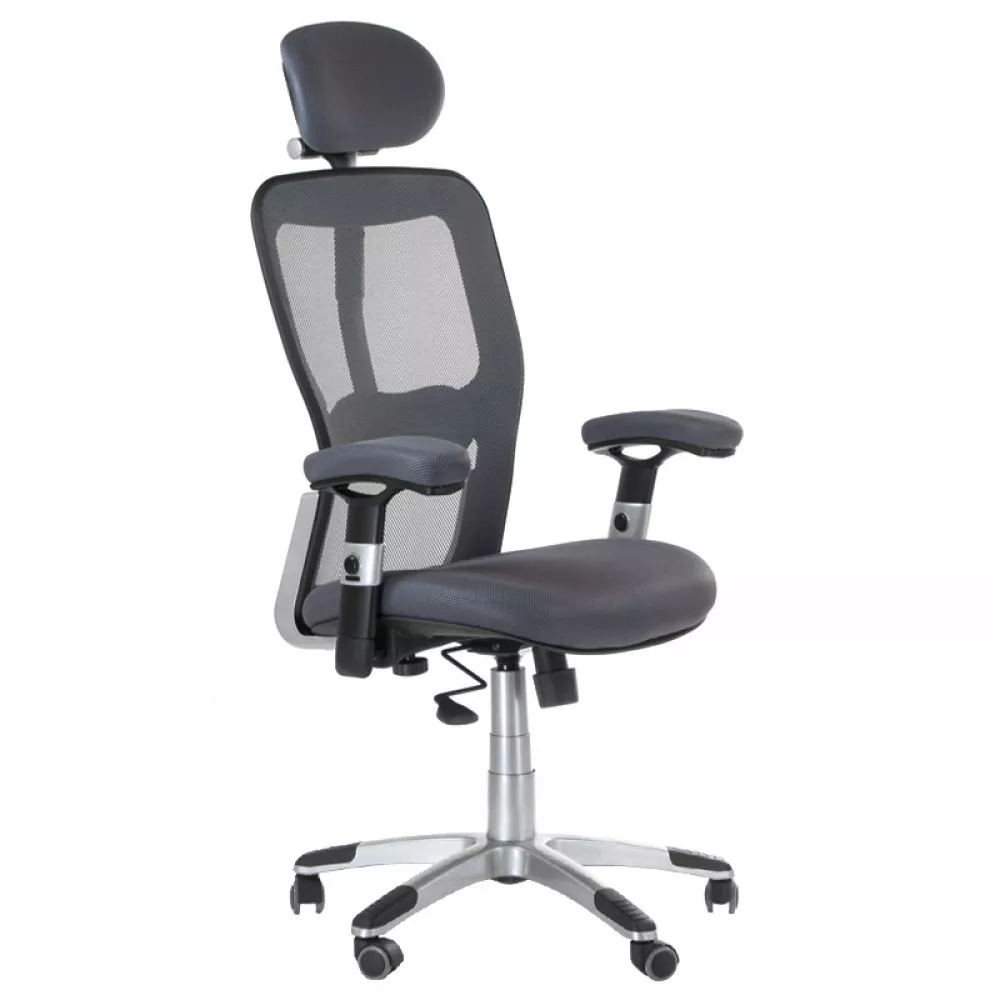 Datorkrēsls BX-4147 · Pelēks · 70 × 52 × 123 cm