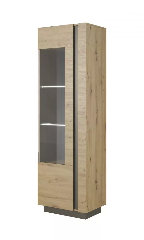 Sekcija Arco B ar LED Korpusa krāsa: ozols artisan, · 60 × 40 × 193.5 cm