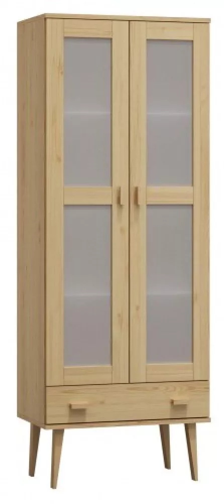 Grāmatu skapis Venuci W-4 · Priede · 79 × 42 × 204 cm