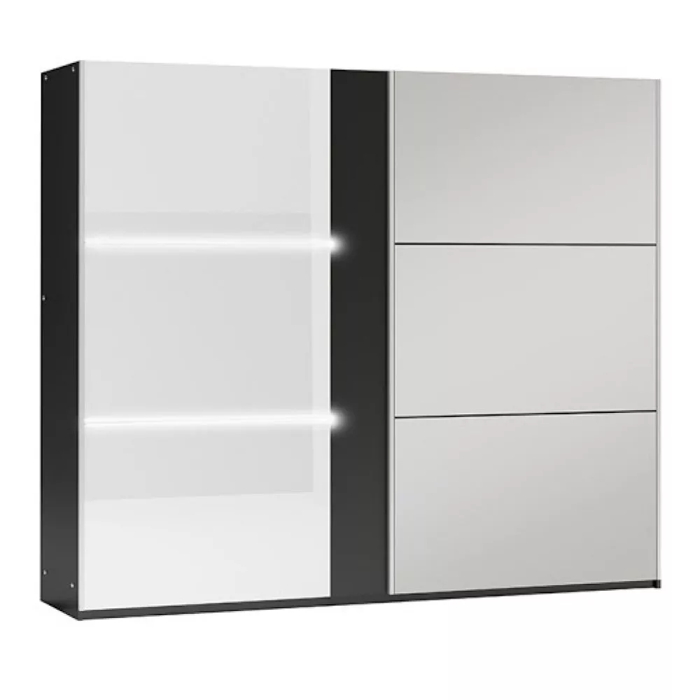 Skapis Tunis ar LED · 250 × 65 × 215 cm