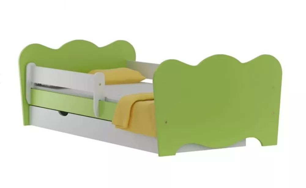 Bērnu gulta Maja 20S ar stelāžu Guļamvietas platums: 80 cm, Guļamvietas garums: 160 cm, · 92 × 164 × 65 cm