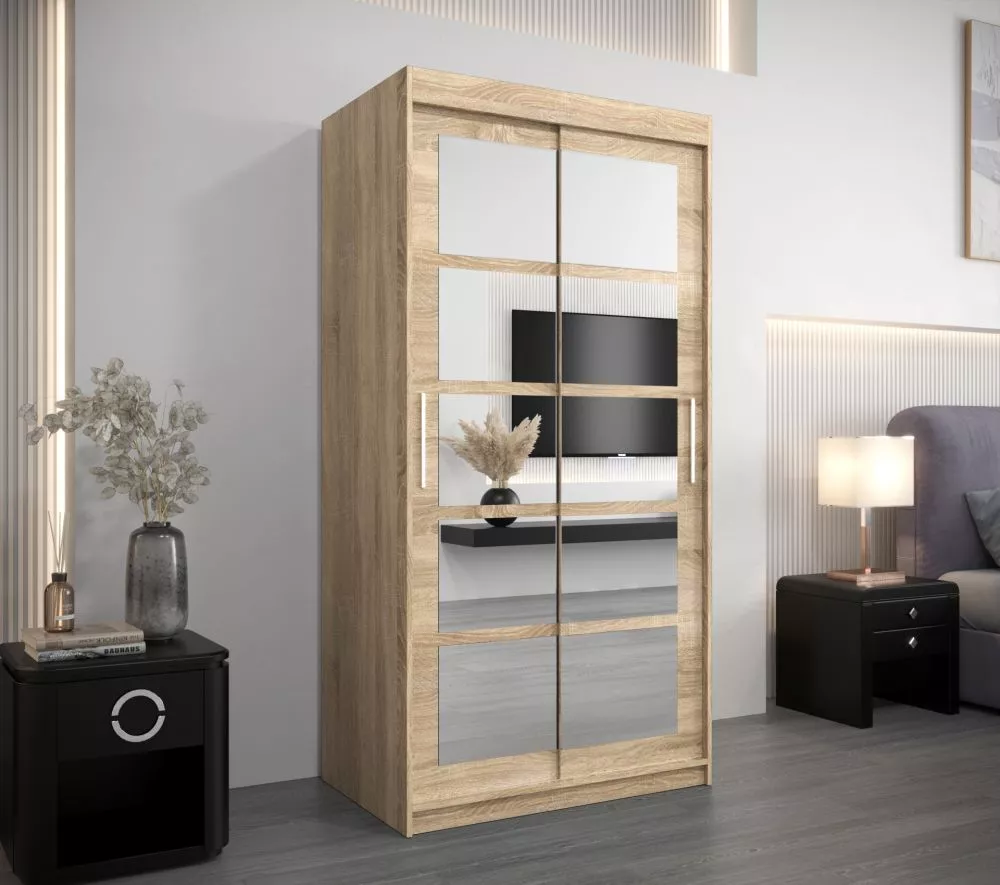 Skapis Roma 2 · Sonoma · 100 × 62 × 200 cm