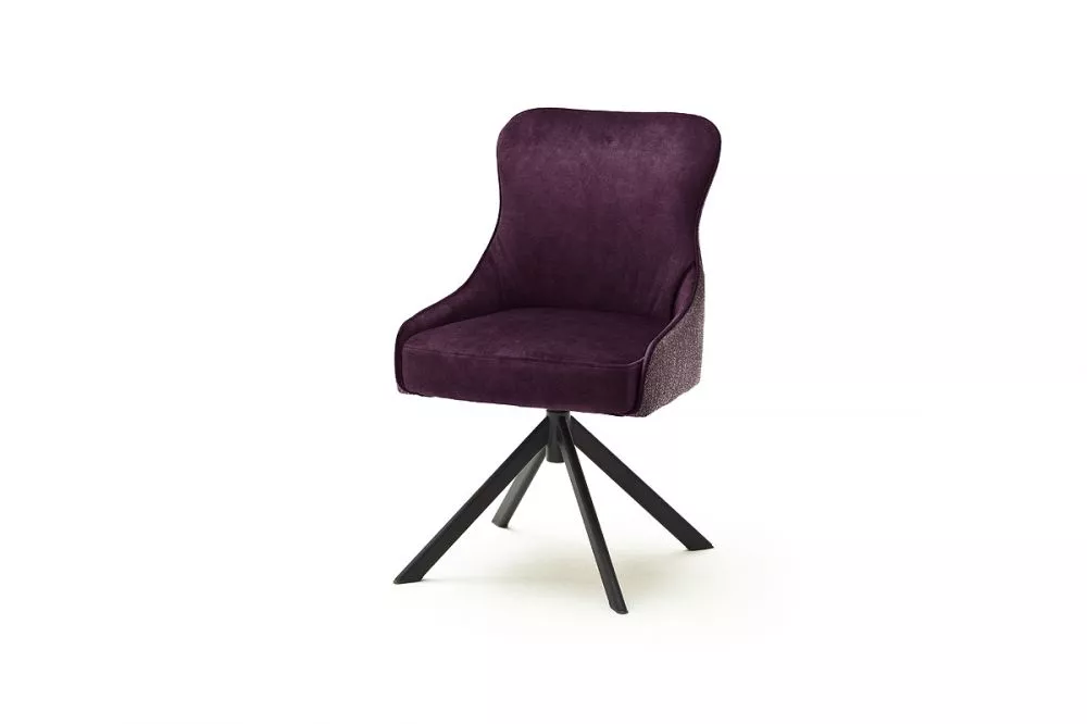 Krēsls Sheffield A Oval Black Standard · Tumši sarkans · 87 × 53 × 64 cm