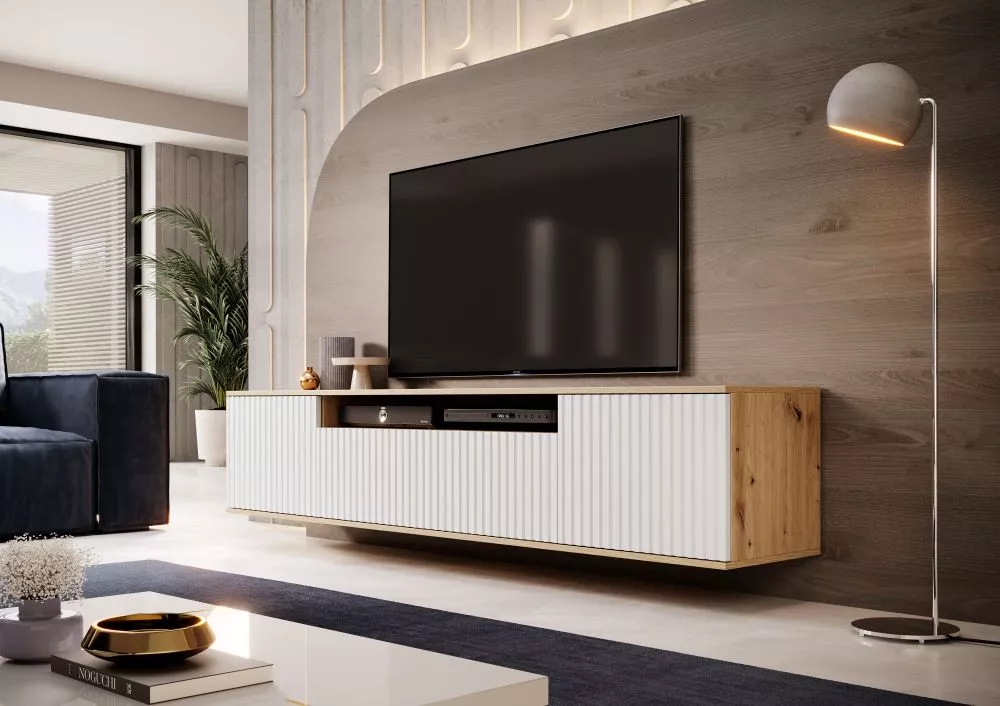 TV tumba Agnes RTV ar LED · 200 × 40 × 42 cm