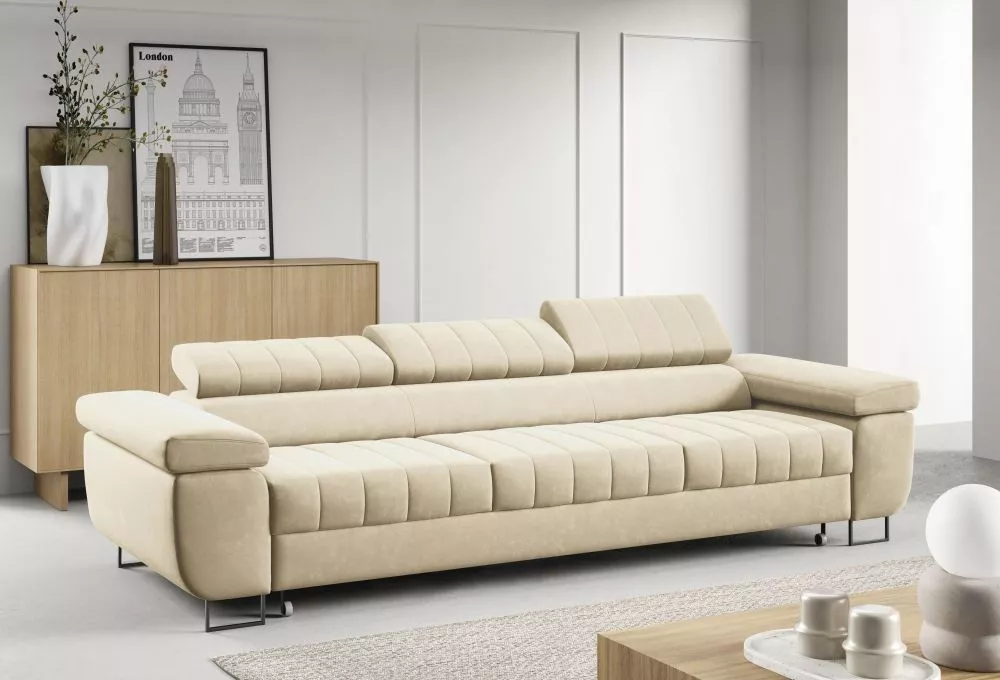 Dīvāns Horizonte Sofa standard · Krēms · 98 × 262 × 90 cm