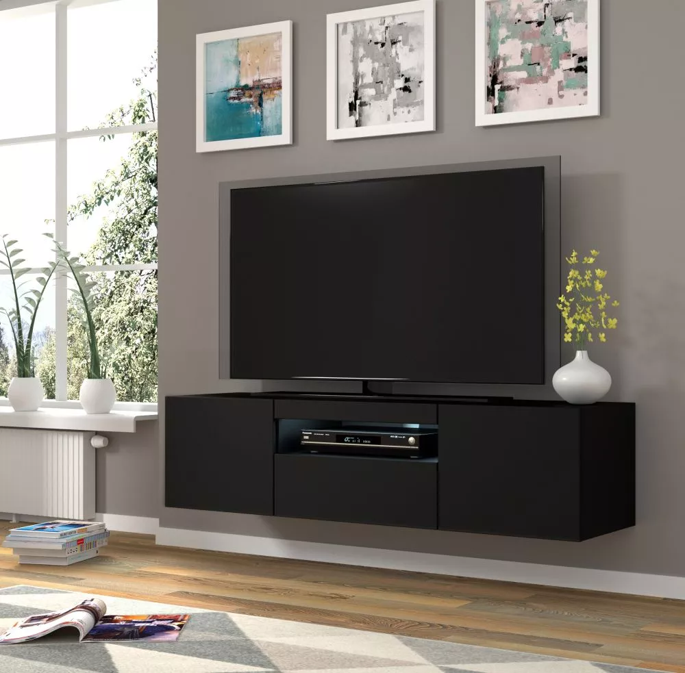 TV tumba Aura 150 ar LED · 150 × 37 × 36 cm
