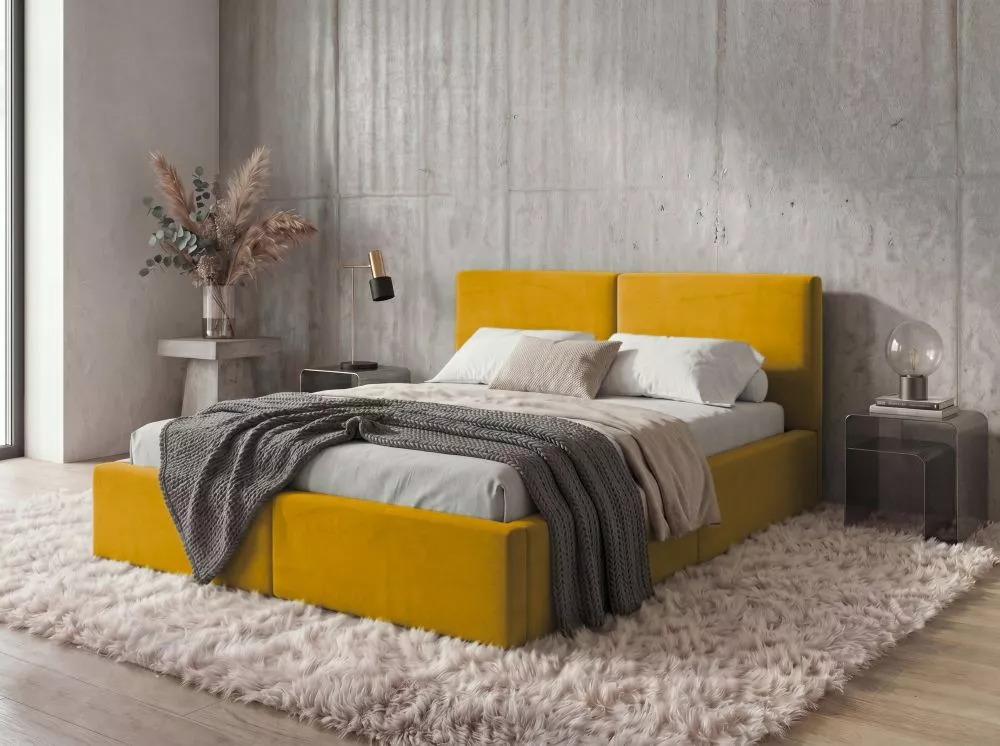 Gulta Hilton New Basic ar stelāžu Guļamvietas platums: 160 cm, Guļamvietas garums: 200 cm, stelāžas tips: metāla, · Sine