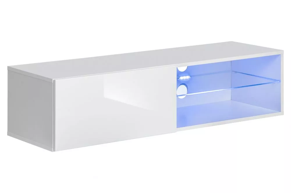 TV tumba Switch RTV4 · Balts · 120 × 40 × 30 cm
