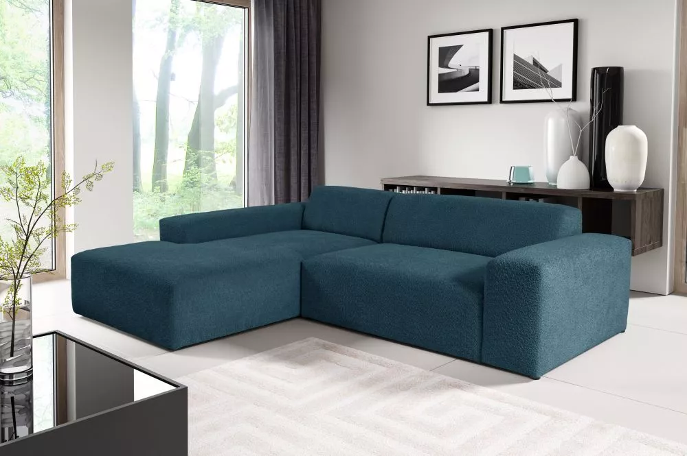 Dīvāns Modullo L Standard · Tumši zils · 190 × 254 × 70 cm