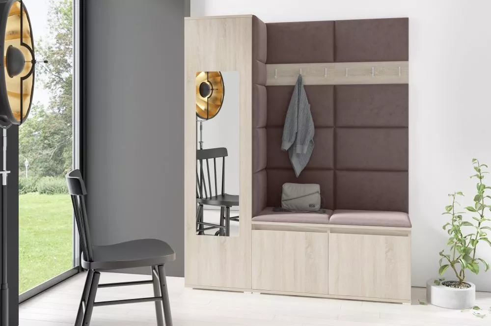 Apavu plaukts Emi 14 Trinity Korpusa krāsa: sonoma, · 145 × 185 × 40 cm