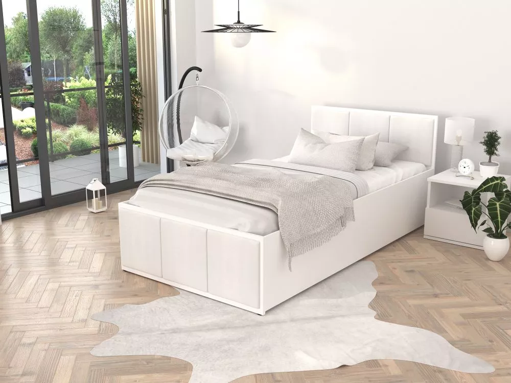 Gulta Panama T White Plus ar stelāžu Guļamvietas platums: 120 cm, Korpusa krāsa: balts, Guļamvietas garums: 200 cm, stel