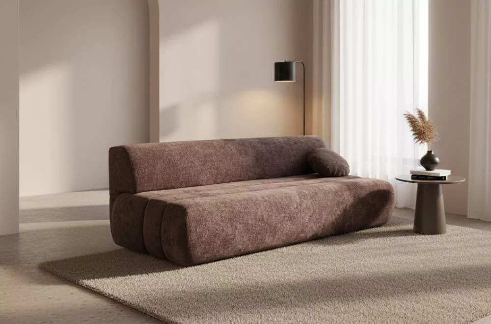 Dīvāns Lino Sofa standard · Brūns · 104 × 214 × 74 cm