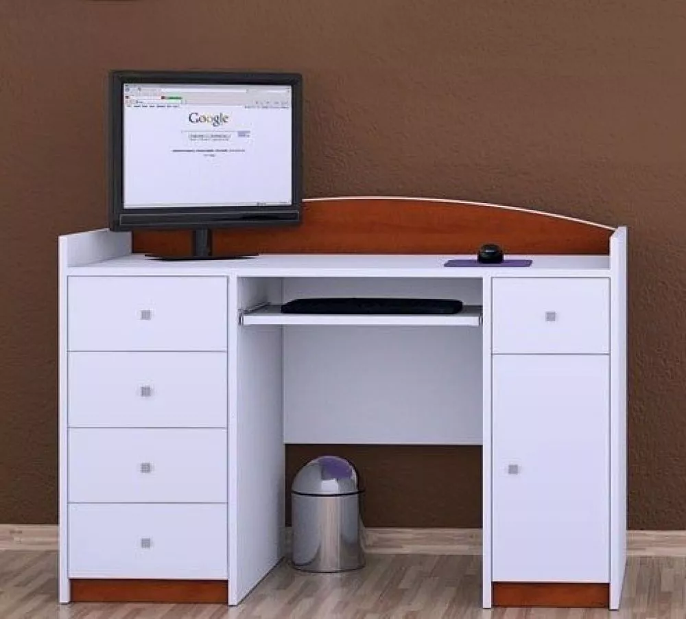 Bērnu rakstāmgalds Happy B01 Maksimālais augstums: 89 cm, · 125 × 75 × 60 cm