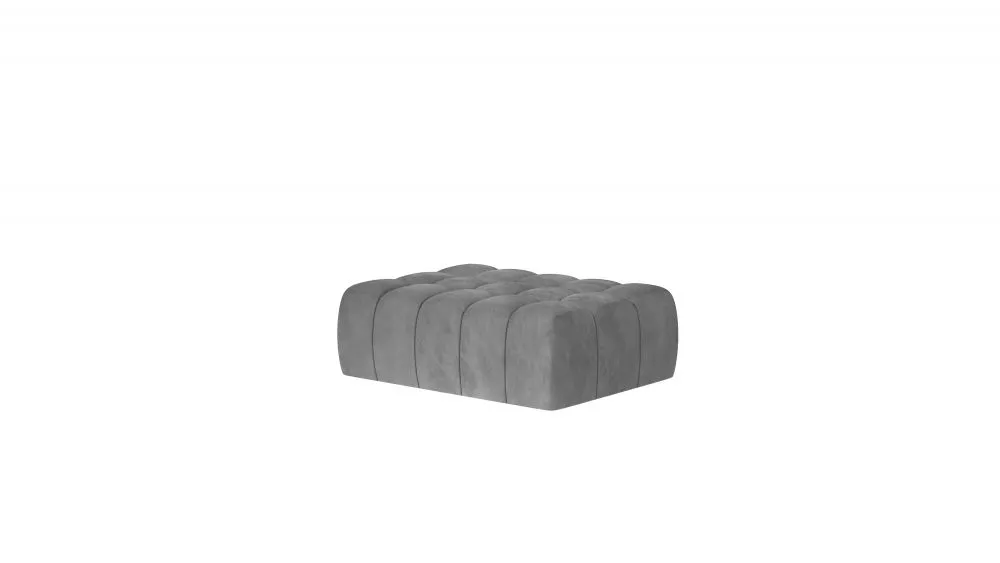 Pufs Lazaro P Premium Standard Auduma numurs: Monolith 84, · Gaiši pelēks · 102 × 40 × 64 cm