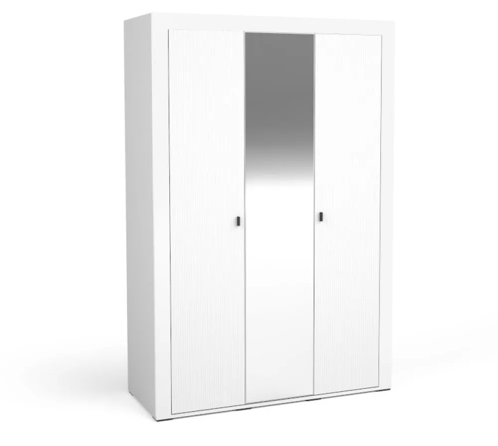 Skapis Mossa MO2 · Balts · 137.3 × 56 × 206 cm