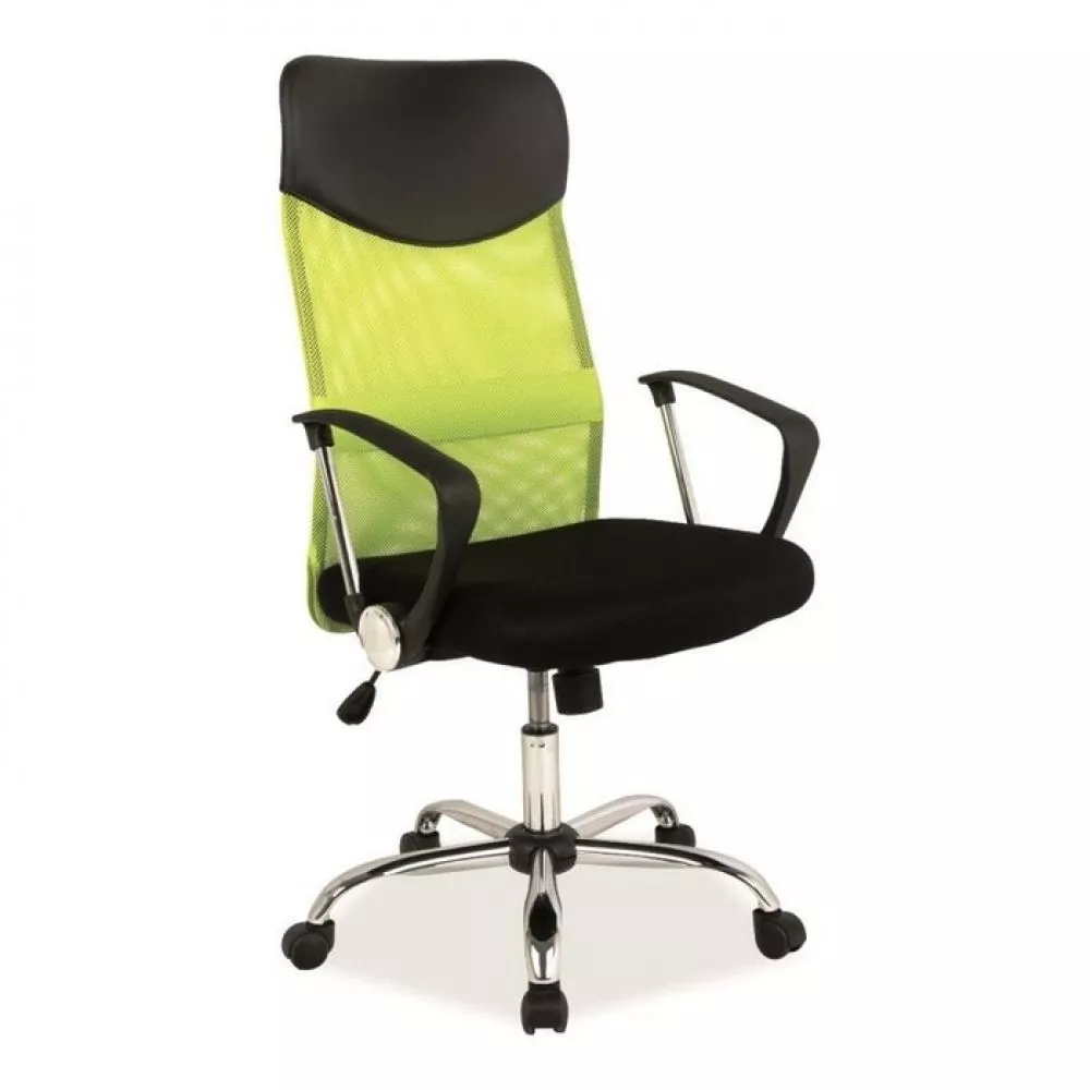 Datorkrēsls Q-025 · Zaļš · 62 × 50 × 107 cm