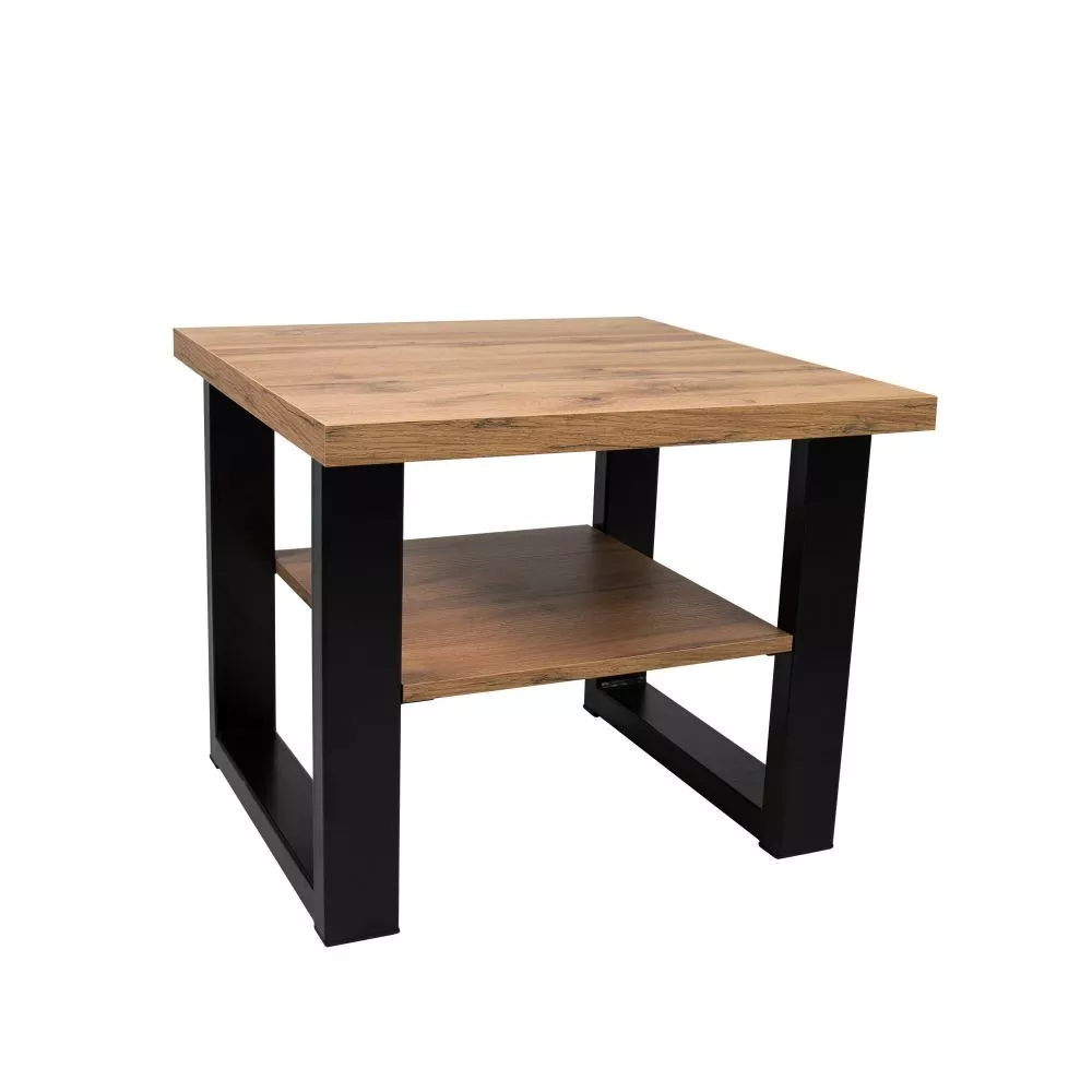 Žurnālgalds Loft New 65U Korpusa krāsa: ozols votāns, · 65 × 65 × 55 cm