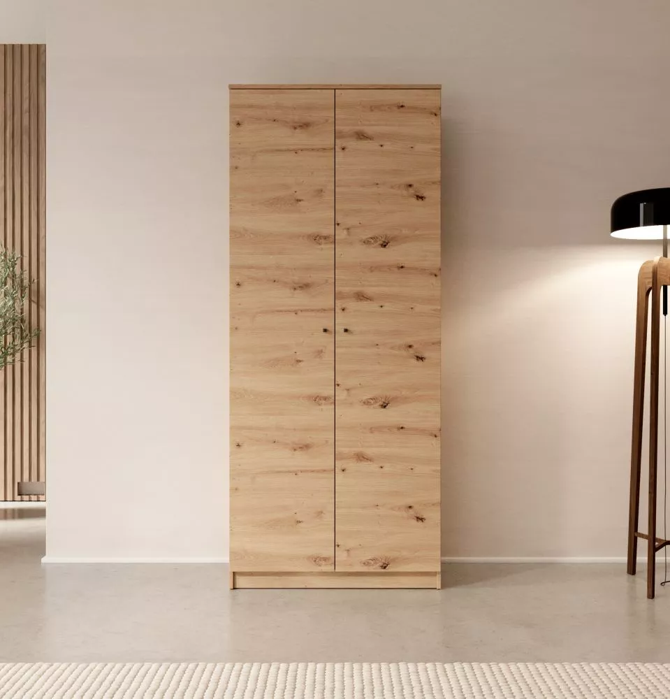 Skapis Evi 09 · Ozols artisan · 80 × 56 × 190 cm