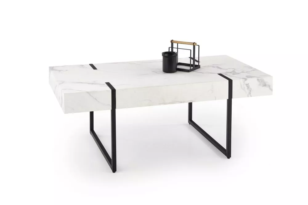 Žurnālgalds Blanca White Korpusa krāsa: balts marmors, · 110 × 60 × 43 cm