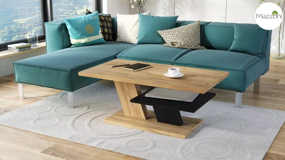 Žurnālgalds Cliff Korpusa krāsa: ozols craft zelts, · 110 × 60 × 45 cm