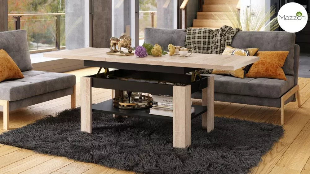 Žurnālgalds Rio Transformer Korpusa krāsa: sonoma, · 130 × 65 × 55 cm
