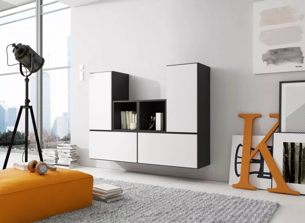 Sekcija Roco 18 Korpusa krāsa: melns, · 150 × 39 × 112 cm