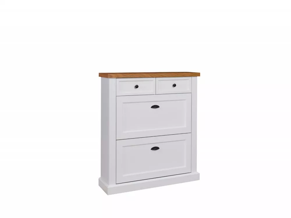 Apavu plaukts Galineo GAL P01 Korpusa krāsa: balts, · 97.5 × 110 × 27.5 cm