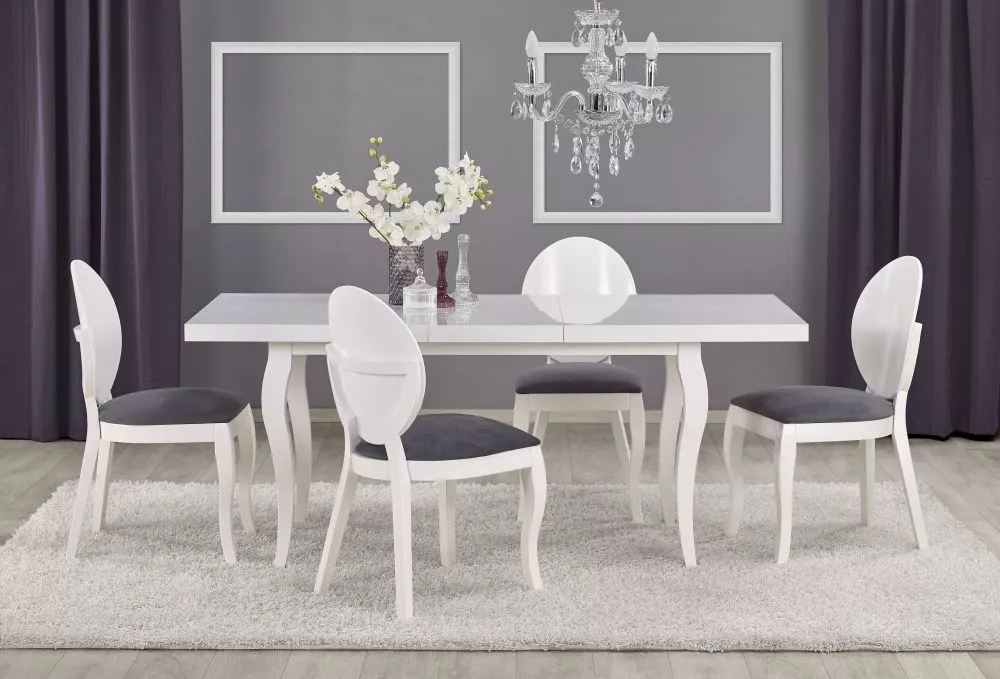 Galds Mozart · Balts · 160 × 75 × 90 cm