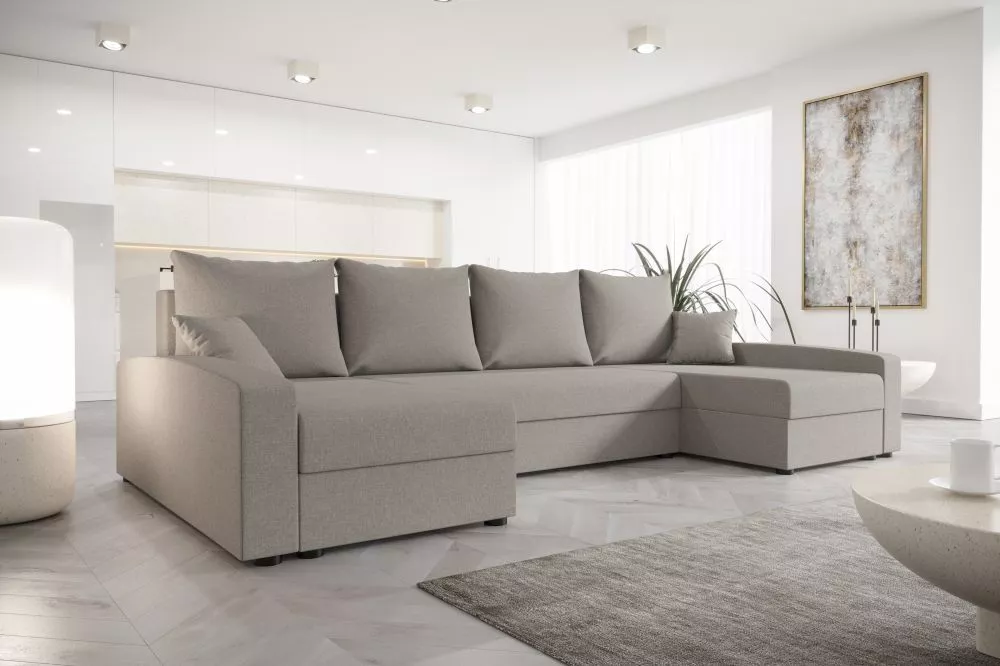 Dīvāns Chievo U Standard · Pelēks · 140 × 301 × 90 cm