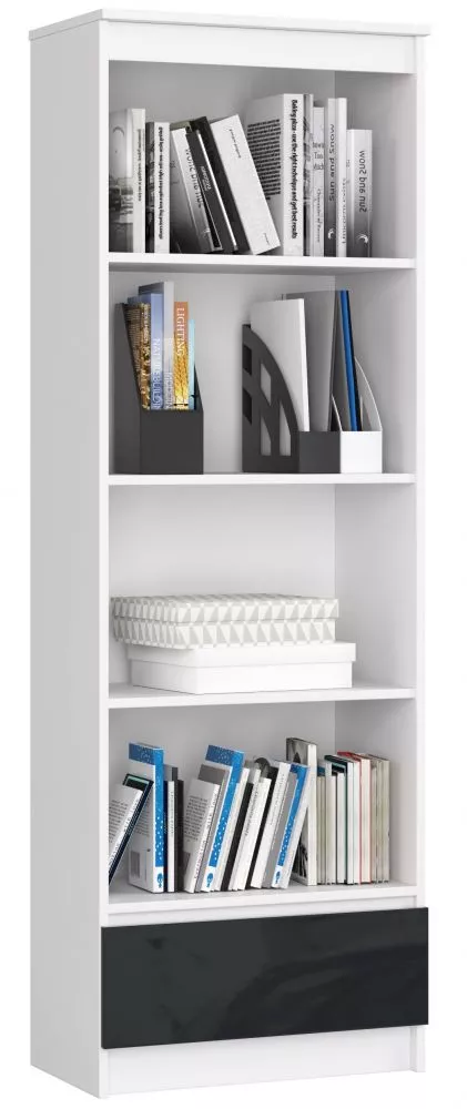 Plaukts R60 1S4P Gloss · 60 × 180 × 36 cm