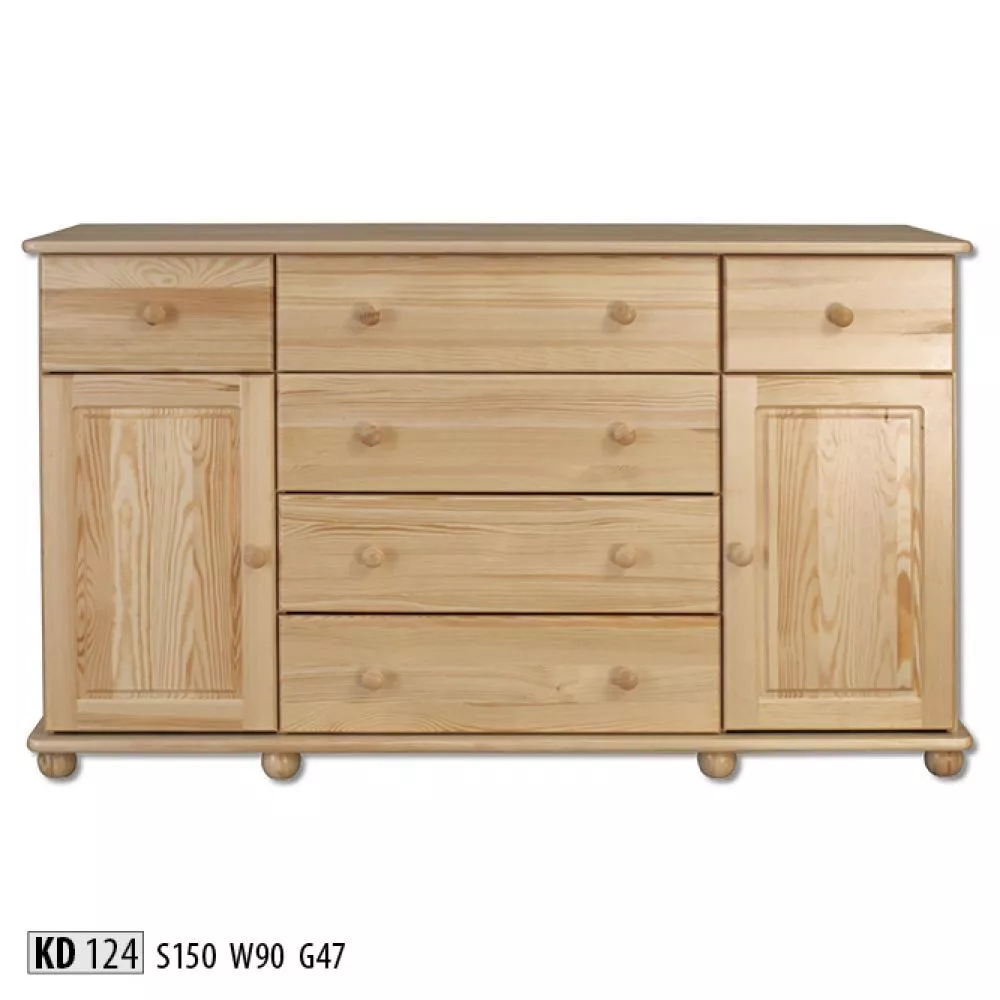 Kumode KD 124 · Priede · 150 × 47 × 90 cm