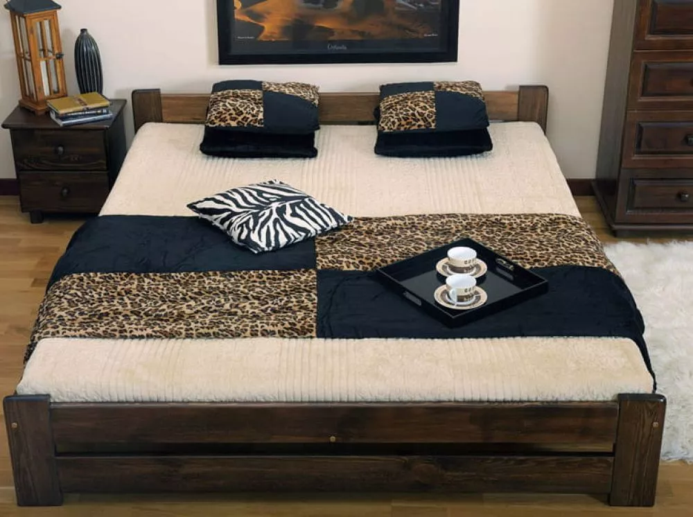 Gulta Niwa ar stelāžu Guļamvietas platums: 140 cm, Guļamvietas garums: 200 cm, · Valrieksts · 148 × 207 × 50 cm