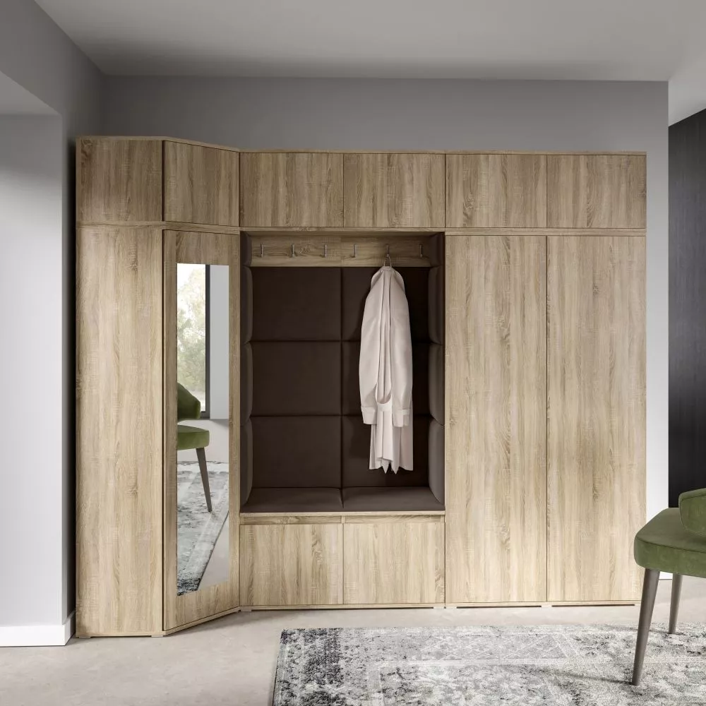 Apavu plaukts Emi 39 Trinity Korpusa krāsa: sonoma, · 260 × 225 × 70 cm