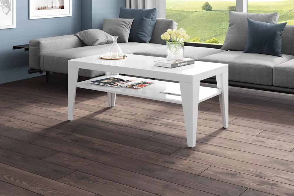 Žurnālgalds Deco 120 · Balts · 120 × 58 × 50 cm
