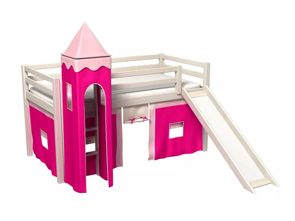 Bērnu gulta Gabi Z Tower ar stelāžu Guļamvietas platums: 80 cm, Guļamvietas garums: 180 cm, · 88 × 188 × 106 cm