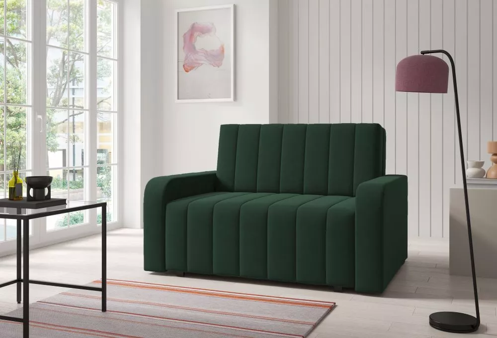 Mīksts krēsls Marko 2 standard Sēdvietas dziļums: 60 cm, · Zaļš · 135 × 97 × 85 cm