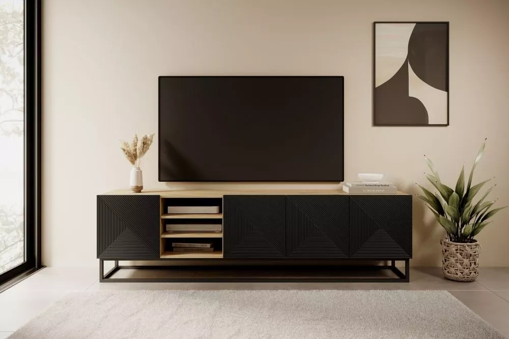 TV tumba Asha RTV 200 5D Z W S · 200 × 40 × 56 cm