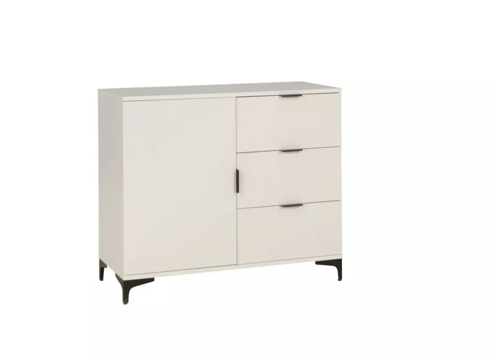 Kumode Lena LEN 03 · Balts · 100 × 40 × 85 cm
