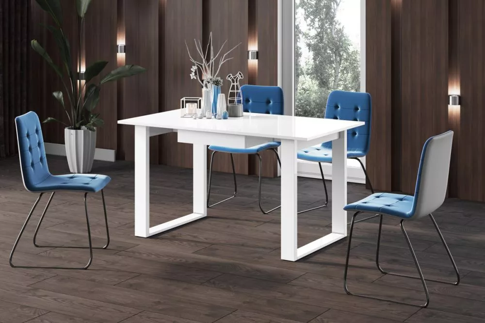 Galds Noventa Plus · Balts · 140 × 75 × 80 cm