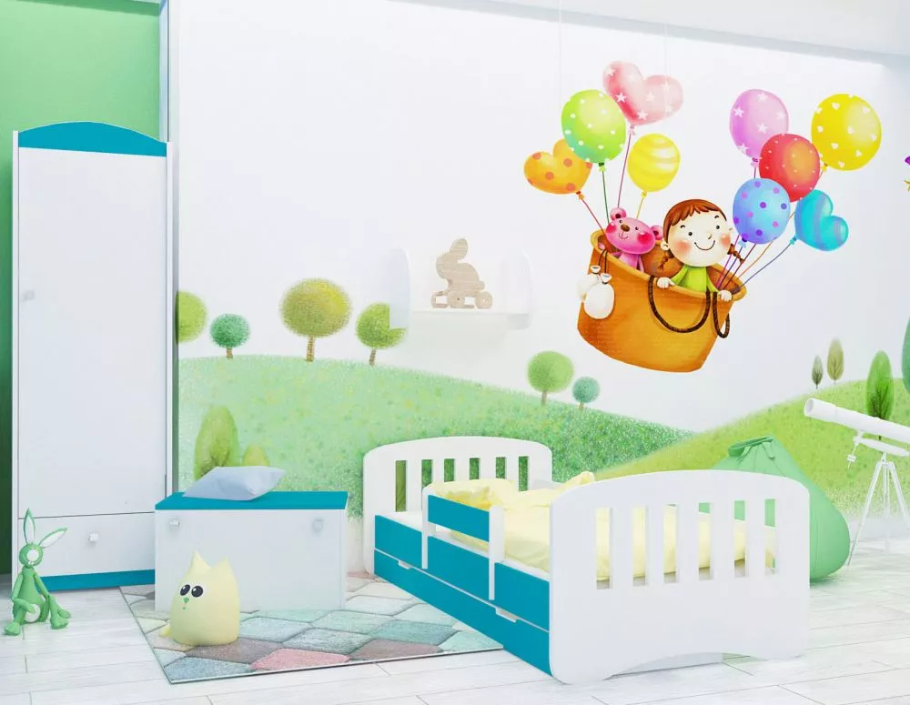 Bērnu gulta Happy Design Sczebelki L02 140x70 ar stelāžu Guļamvietas platums: 70 cm, Guļamvietas garums: 140 cm, · 82 × 