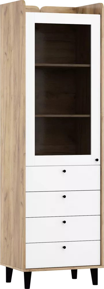 Sekcija Dolce DOL-27 Korpusa krāsa: ozols craft zelts, · 60 × 46 × 195 cm