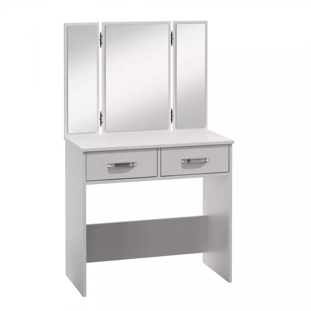 Kosmētikas galds Kreed T2 · Balts · 80 × 134 × 40 cm