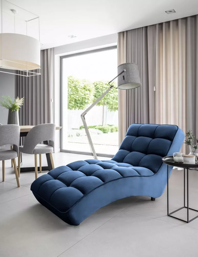 Mīksts krēsls Loren Comfort Standard · Zils · 85 × 170 × 116 cm