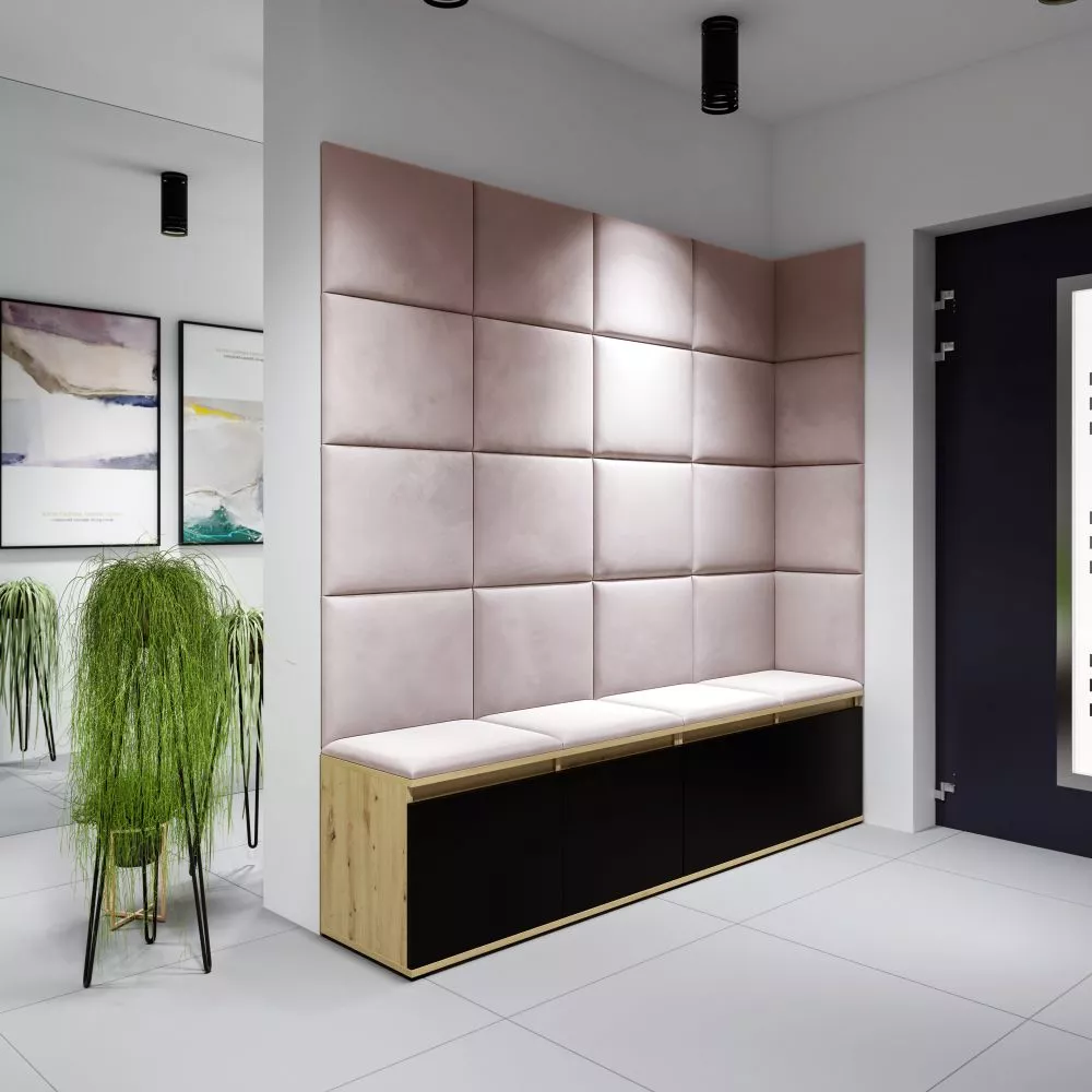 Apavu plaukts Emi 3 Trinity Korpusa krāsa: ozols artisan + melns, · 200 × 170 × 40 cm