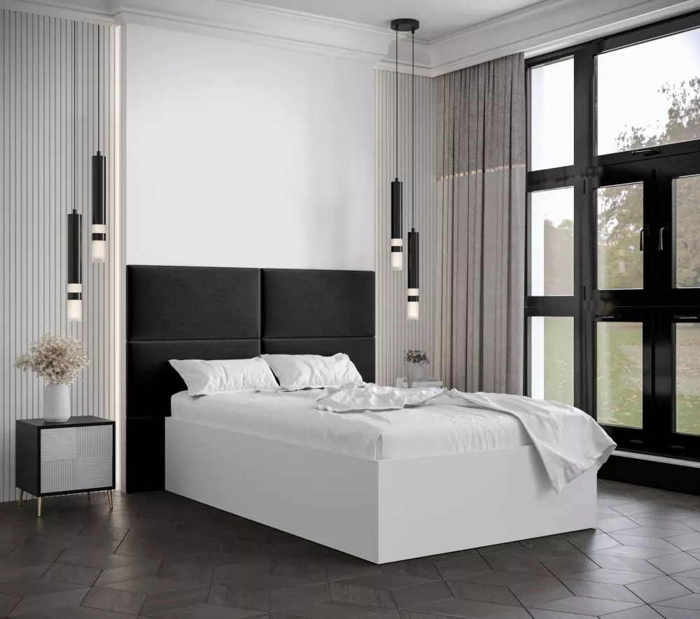 Gulta Bella 2 ar stelāžu Guļamvietas platums: 120 cm, Korpusa krāsa: balts, Guļamvietas garums: 200 cm, stelāžas tips: k