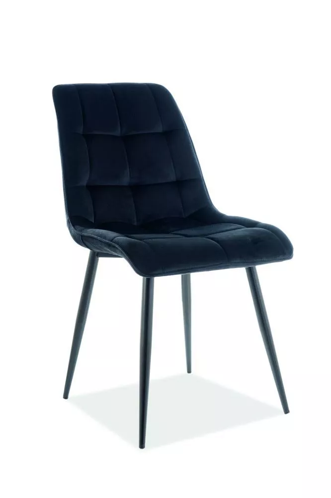 Krēsls Chic Matt Velvet · Melns · 88 × 50 × 43 cm