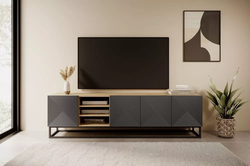 TV tumba Asha RTV 200 5D Z W · 200 × 40 × 46 cm