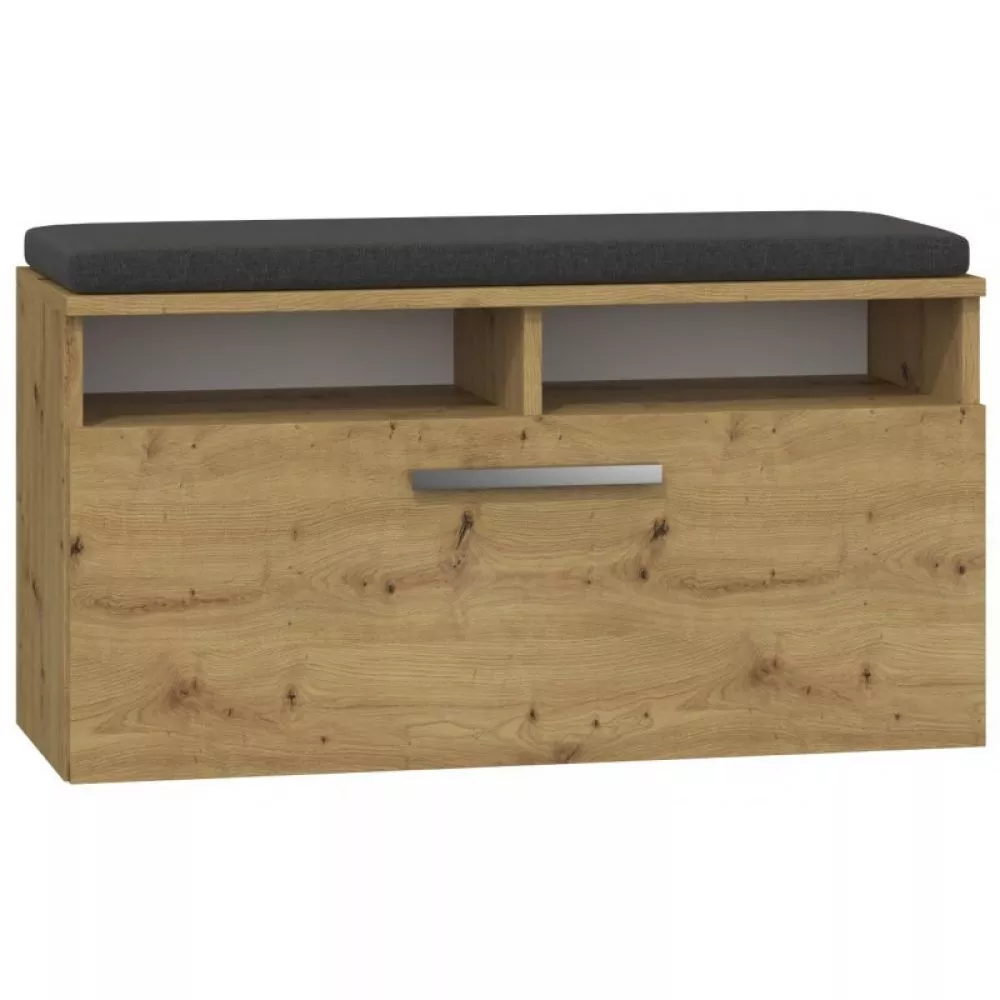 Apavu plaukts Riva SZ · Ozols artisan · 85 × 46 × 35 cm